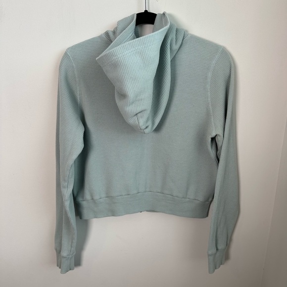 TNA Aritzia Waffle Zip-Up Hoodie - Picture 4 of 9